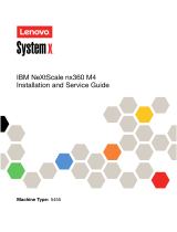 Lenovo NeXtScale nx360 M4 Installation and Service Manual