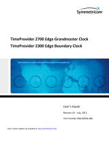 Symmetricom TimeProvider 2700 User manual