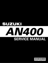 Suzuki Burgman AN400 User manual