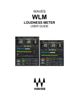 Waves WLM Plus Loudness Meter Owner's manual