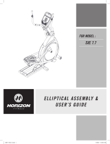 Horizon Fitness SXE7.7 User manual