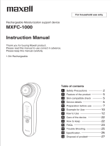 Maxell MXFC-1000 User manual