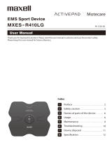 Maxell MXES-R410LG User manual