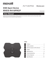 Maxell Activepad Motecare MXES-R410LG User manual
