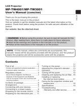 Maxell MPTW4001 User guide