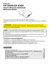 Hitachi CPX205W Network Guide