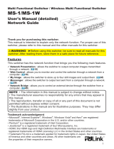 Hitachi MS1W Network Guide