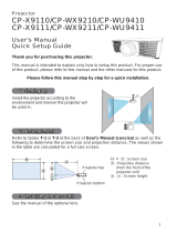 Hitachi CPWX9211 User manual