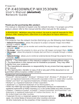 Hitachi CPX4030WN User manual