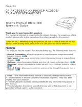 Hitachi CPAW2503 User manual