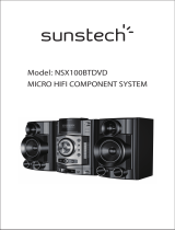 Sunstech NSX100BTDVD User guide