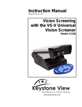 Keystone View 1156 VS-V Universal Vision Screener Owner's manual