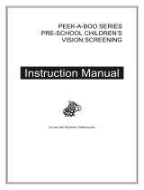 Keystone View 5170 Peek-A-Boo Test Set Owner's manual