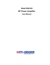 ETS-Lindgren 8100-024 Owner's manual