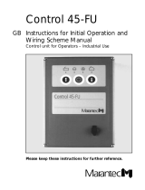 Marantec Control 45 Owner's manual