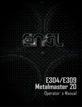 Engl Metalmaster 20 E309 Owner's manual