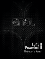Engl Powerball II E645II Owner's manual