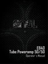 Engl Poweramp 50/50 E840 Owner's manual