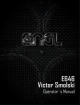 Engl Victor Smolski Ltd. E646 Owner's manual