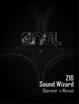 Engl Z16 Sound wizard module Owner's manual