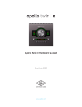 Universal Audio Apollo Twin X Audio Interface Hardware User manual