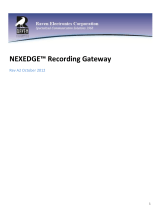 Raven M4x NX RECORD TRUNKING Quick Reference Manual