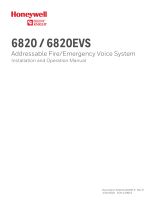 SILENT KNIGHT6820 / 6820EVS Addressable Fire/Emergency Voice System