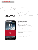 Pantech Perception User manual
