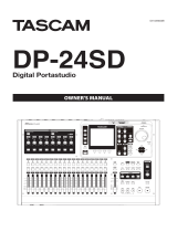 Tascam DP-24SD Owner's manual