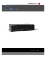 LevelOne NVR-0316 User manual