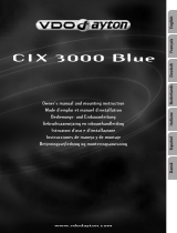 VDO CIX 3000 BLUE - Owner's manual