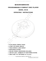 Lenoxx Durabrand CD-56 Operating Instructions Manual