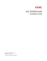 H3C RA200 Installation guide