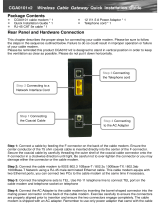Technicolor CGA0101v2 Quick Installation Manual