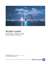 Alcatel-Lucent 7750 SR-a4 Installation guide