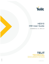 Telit Wireless Solutions HE910 Hardware User's Manual