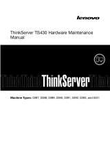 Lenovo ThinkServer TS430 0391 Hardware Maintenance Manual