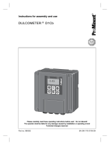 ProMinent DULCOMETER D1Cb Instructions For Assembly And Use
