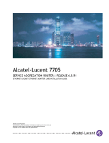 Alcatel-Lucent Service Aggregation Router 7705 Installation guide