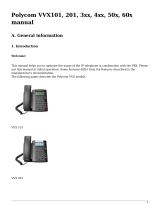 Polycom VVX 3 Series User manual