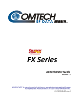 Comtech EF Data FX series 1005 Administrator's Manual