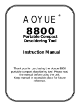 aoyue 8800 User manual