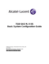 Alcatel-Lucent 7210 SAS M Basic System Configuration Manual