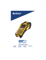 Brady BMP 61 Quick start guide