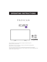 ProScan PLED4242UHD-RK Operating Instructions Manual