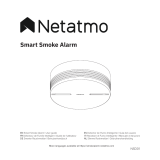 Netatmo Smart Smoke Alarm NSD01 Owner's manual