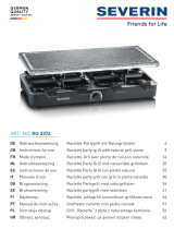 SEVERIN RG 2372 8 personnes Owner's manual