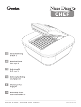 Genius Nicer Dicer Chef Owner's manual