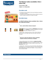 Starwax The Fabulous 2 Huiles essentielles Citron / tea tree Product information