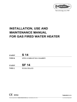Radiant S 14 Installation, Use And Maintenance Manual